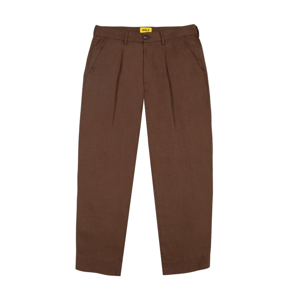 GOLF WANG GRAND LOGO LINEN TROUSER